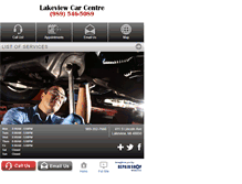 Tablet Screenshot of lakeviewcar.com